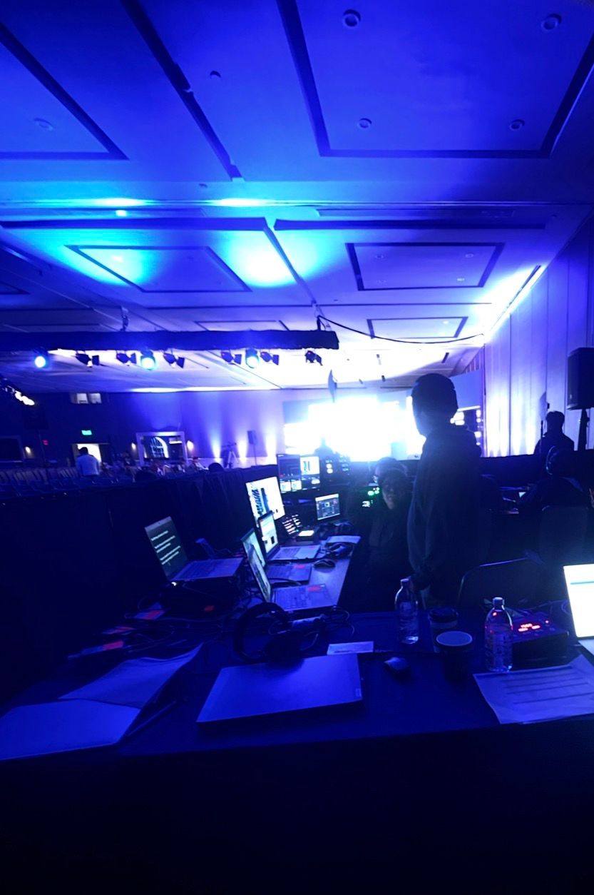 Control técnico en evento corporativo